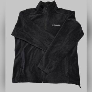 Columbia Omni-Heat Black Fleece Jacket Women’s Medium Full Zip